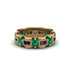 Emerald Eternal Elegance Wedding Ring - Rosemary No. 64 image 1