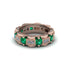 Emerald Eternal Elegance Wedding Ring - Rosemary No. 5 image 3