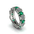 Emerald Eternal Elegance Wedding Ring - Rosemary No. 6 image 3