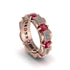 Ruby Eternal Elegance Wedding Ring - Rosemary No. 11 image 2