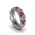 Ruby Eternal Elegance Wedding Ring - Rosemary No. 12 image 2
