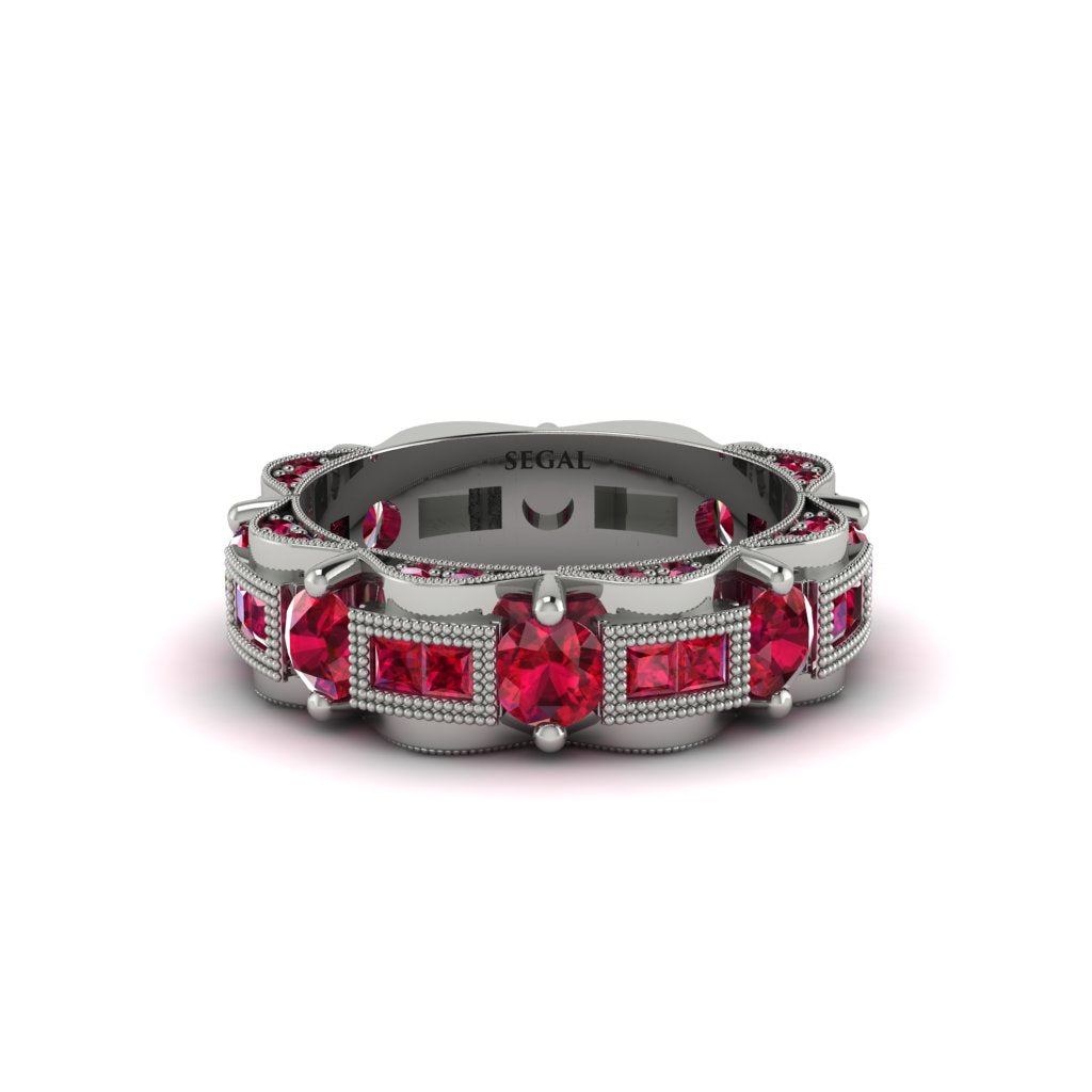 Ruby Eternal Elegance Wedding Ring - Rosemary No. 57