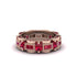 Ruby Eternal Elegance Wedding Ring - Rosemary No. 56 image 1