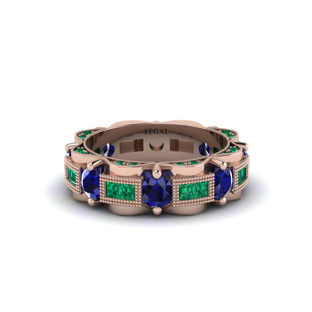 Sapphire Eternal Elegance Wedding Ring - Rosemary No. 29