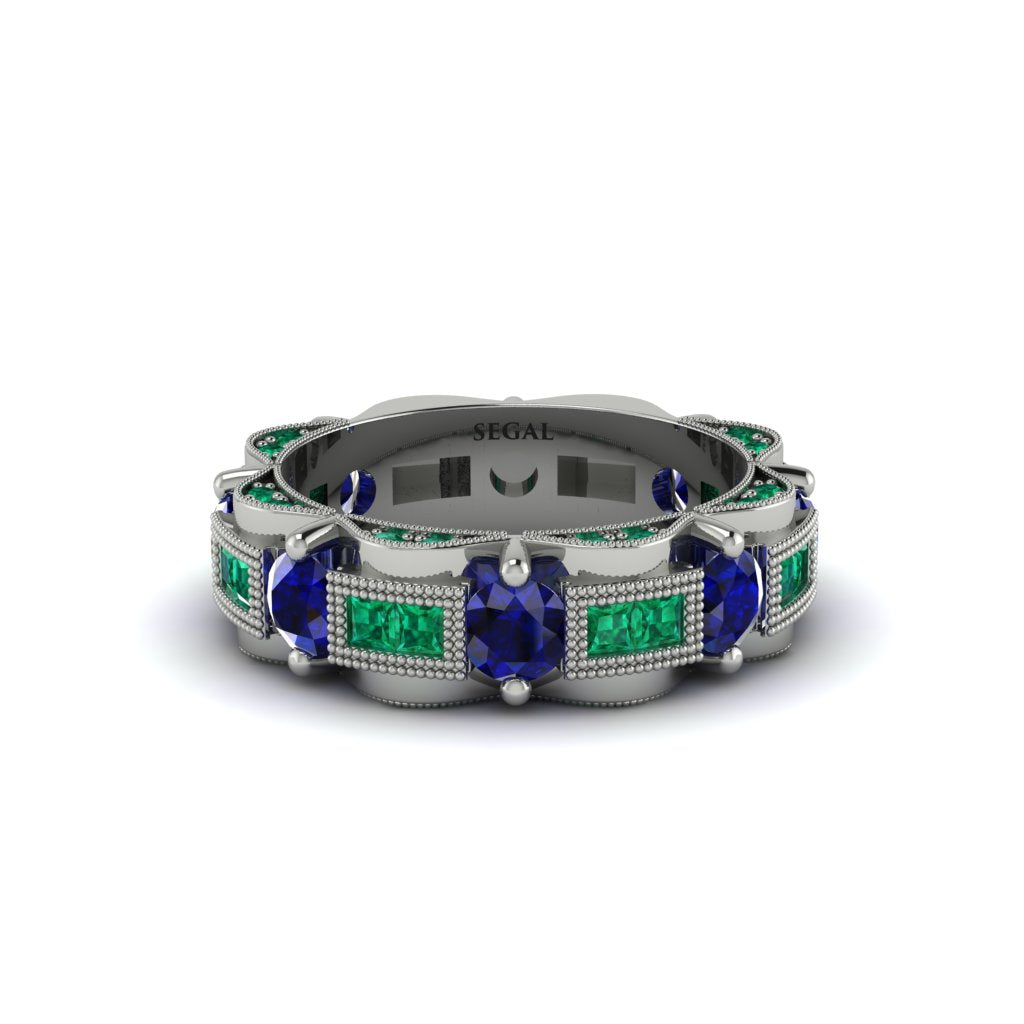 Sapphire Eternal Elegance Wedding Ring - Rosemary No. 30