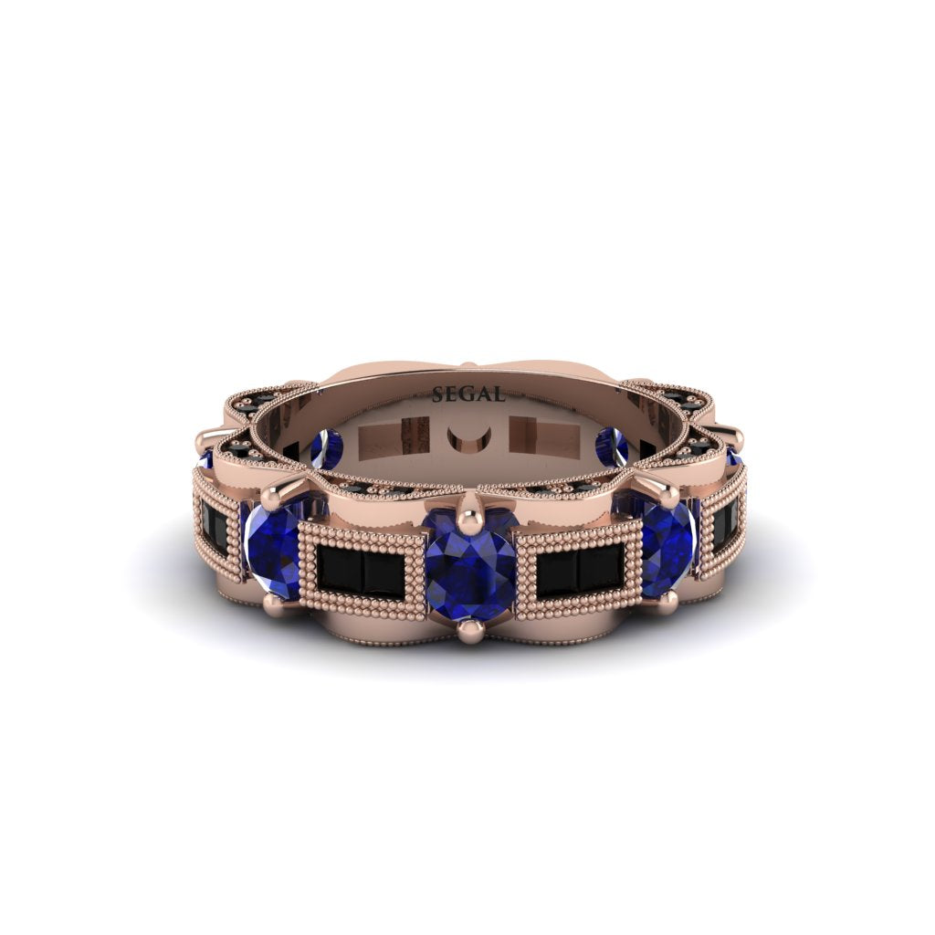 Sapphire Eternal Elegance Wedding Ring - Rosemary No. 44