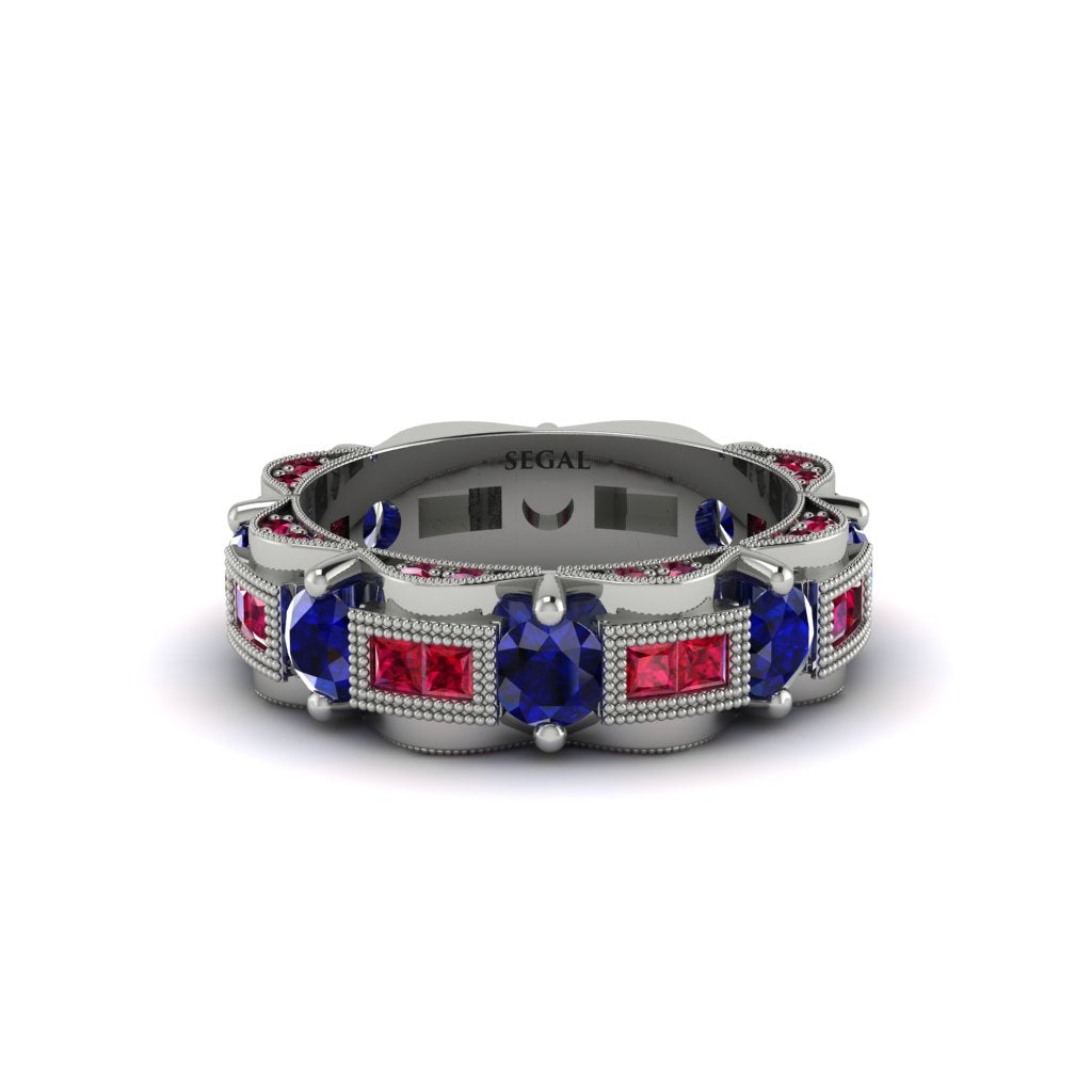 Sapphire Eternal Elegance Wedding Ring - Rosemary No. 60