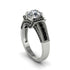 Diamond Eternal Embrace Milgrain Engagement Ring - Fernanda No. 33 image 1