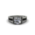 Diamond Eternal Embrace Milgrain Engagement Ring - Fernanda No. 33 image 2