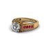 Diamond Eternal Embrace Milgrain Engagement Ring - Fernanda No. 46 image 3