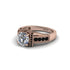 Diamond Eternal Embrace Milgrain Engagement Ring - Fernanda No. 32 image 3