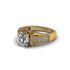Diamond Eternal Embrace Milgrain Engagement Ring - Fernanda No. 1 image 3