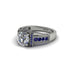 Diamond Eternal Embrace Milgrain Engagement Ring - Fernanda No. 63 image 3