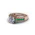 Diamond Eternal Embrace Milgrain Engagement Ring - Fernanda No. 17 image 3