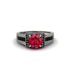 Ruby Eternal Embrace Milgrain Engagement Ring - Fernanda No. 42 image 2