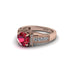 Ruby Eternal Embrace Milgrain Engagement Ring - Fernanda No. 11 image 3