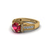 Ruby Eternal Embrace Milgrain Engagement Ring - Fernanda No. 10 image 3