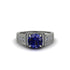 Sapphire Eternal Embrace Milgrain Engagement Ring - Fernanda No. 15 image 2