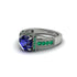 Sapphire Eternal Embrace Milgrain Engagement Ring - Fernanda No. 30 image 3