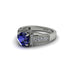Sapphire Eternal Embrace Milgrain Engagement Ring - Fernanda No. 15 image 3