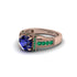 Sapphire Eternal Embrace Milgrain Engagement Ring - Fernanda No. 29 image 3