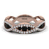 Black Diamond Eternal Embrace Wedding Ring - Jenna No. 8 image 1