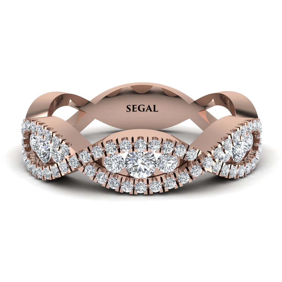 Diamond Eternal Embrace Wedding Ring - Jenna No. 2