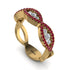 Diamond Eternal Embrace Wedding Ring - Jenna No. 46 image 3