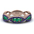 Emerald Eternal Embrace Wedding Ring - Jenna No. 65 image 1