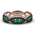 Emerald Eternal Embrace Wedding Ring - Jenna No. 35 image 1