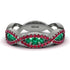 Emerald Eternal Embrace Wedding Ring - Jenna No. 51 image 1