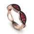 Ruby Eternal Embrace Wedding Ring - Jenna No. 41 image 2