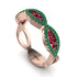 Ruby Eternal Embrace Wedding Ring - Jenna No. 26 image 2