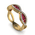 Ruby Eternal Embrace Wedding Ring - Jenna No. 10 image 2