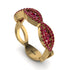 Ruby Eternal Embrace Wedding Ring - Jenna No. 55 image 2