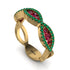 Ruby Eternal Embrace Wedding Ring - Jenna No. 25 image 2