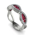 Ruby Eternal Embrace Wedding Ring - Jenna No. 12 image 2