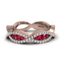 Ruby Eternal Embrace Wedding Ring - Jenna No. 11 image 3