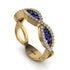 Sapphire Eternal Embrace Wedding Ring - Jenna No. 13 image 2