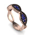 Sapphire Eternal Embrace Wedding Ring - Jenna No. 44 image 2