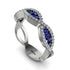 Sapphire Eternal Embrace Wedding Ring - Jenna No. 15 image 2