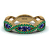 Sapphire Eternal Embrace Wedding Ring - Jenna No. 28 image 1