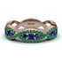 Sapphire Eternal Embrace Wedding Ring - Jenna No. 29 image 1
