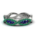 Sapphire Eternal Embrace Wedding Ring - Jenna No. 30 image 3