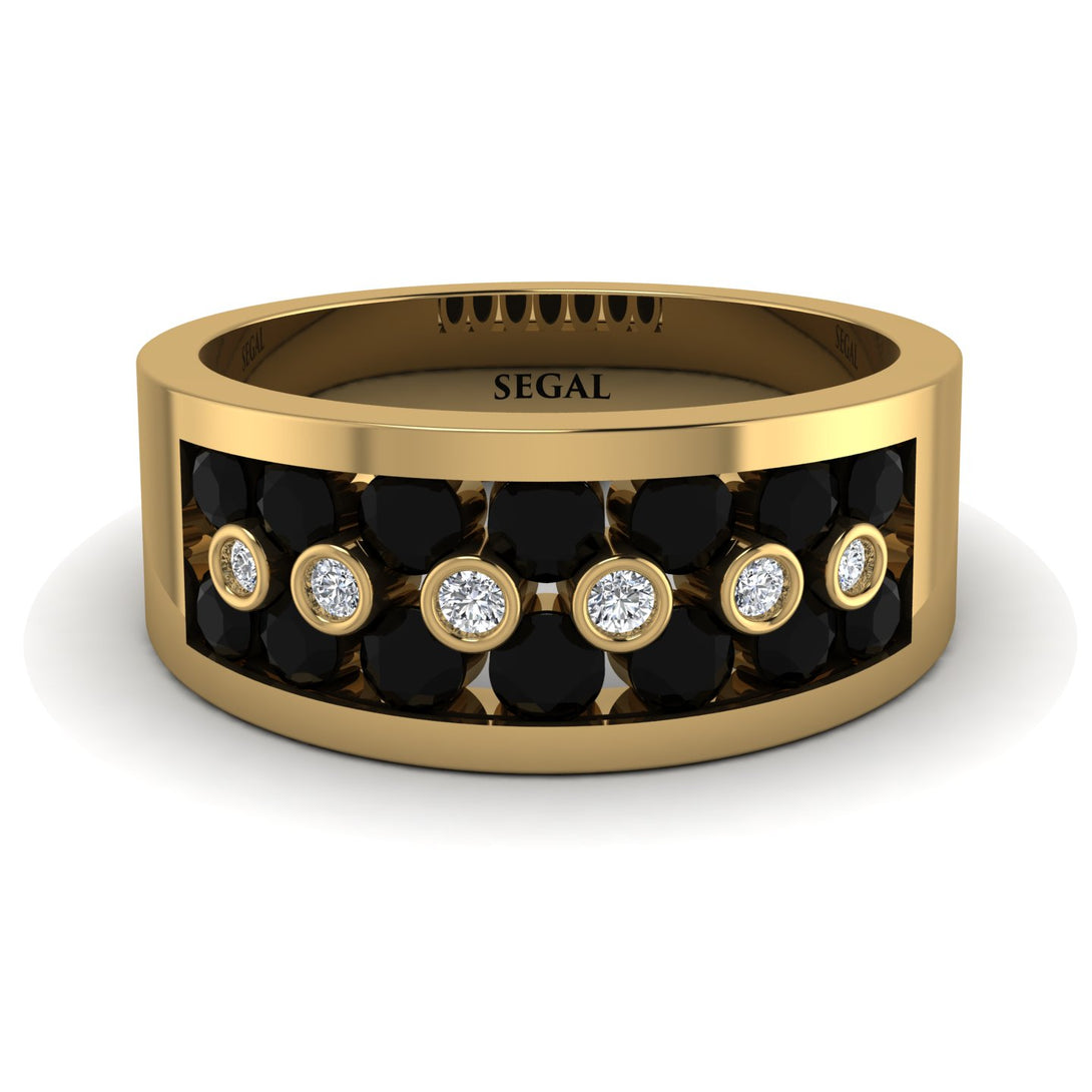 Black Diamond Eternal Harmony Wedding Ring - Carmen No. 7