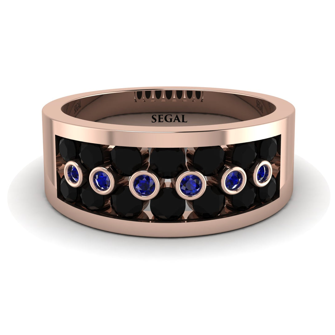 Black Diamond Eternal Harmony Wedding Ring - Carmen No. 68
