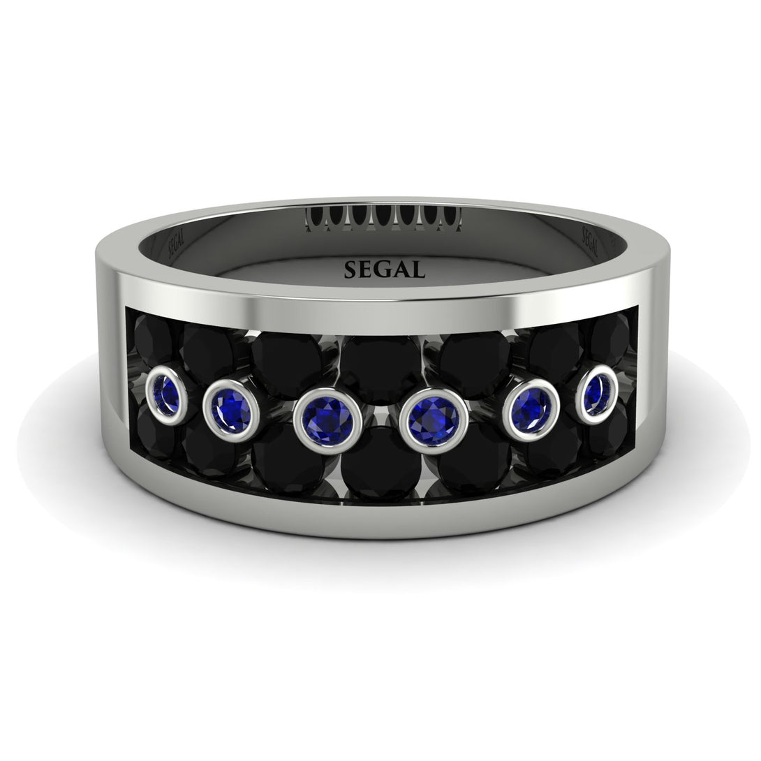 Black Diamond Eternal Harmony Wedding Ring - Carmen No. 69
