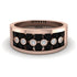 Black Diamond Eternal Harmony Wedding Ring - Carmen No. 8 image 1