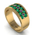 Emerald Eternal Harmony Wedding Ring - Carmen No. 64 image 2