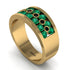 Emerald Eternal Harmony Wedding Ring - Carmen No. 34 image 2